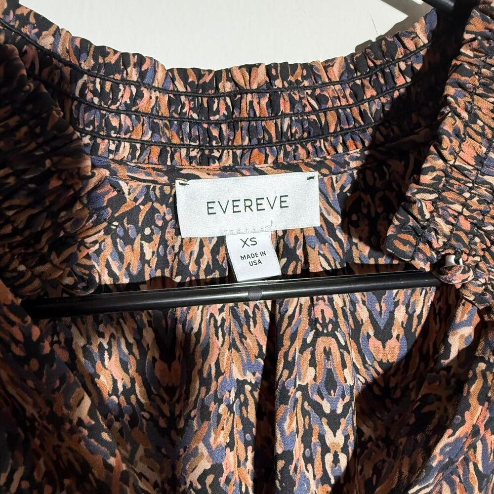 EverEve Preppy Business Casual Office blouse long sleeve XSmall | Boho Chic Fall - Picture 4 of 9